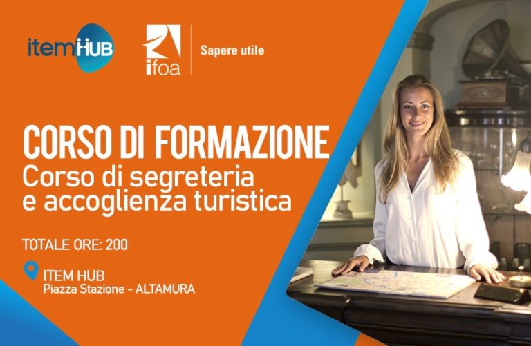 Corso Di Segreteria E Accoglienza Turistica - Item Hub